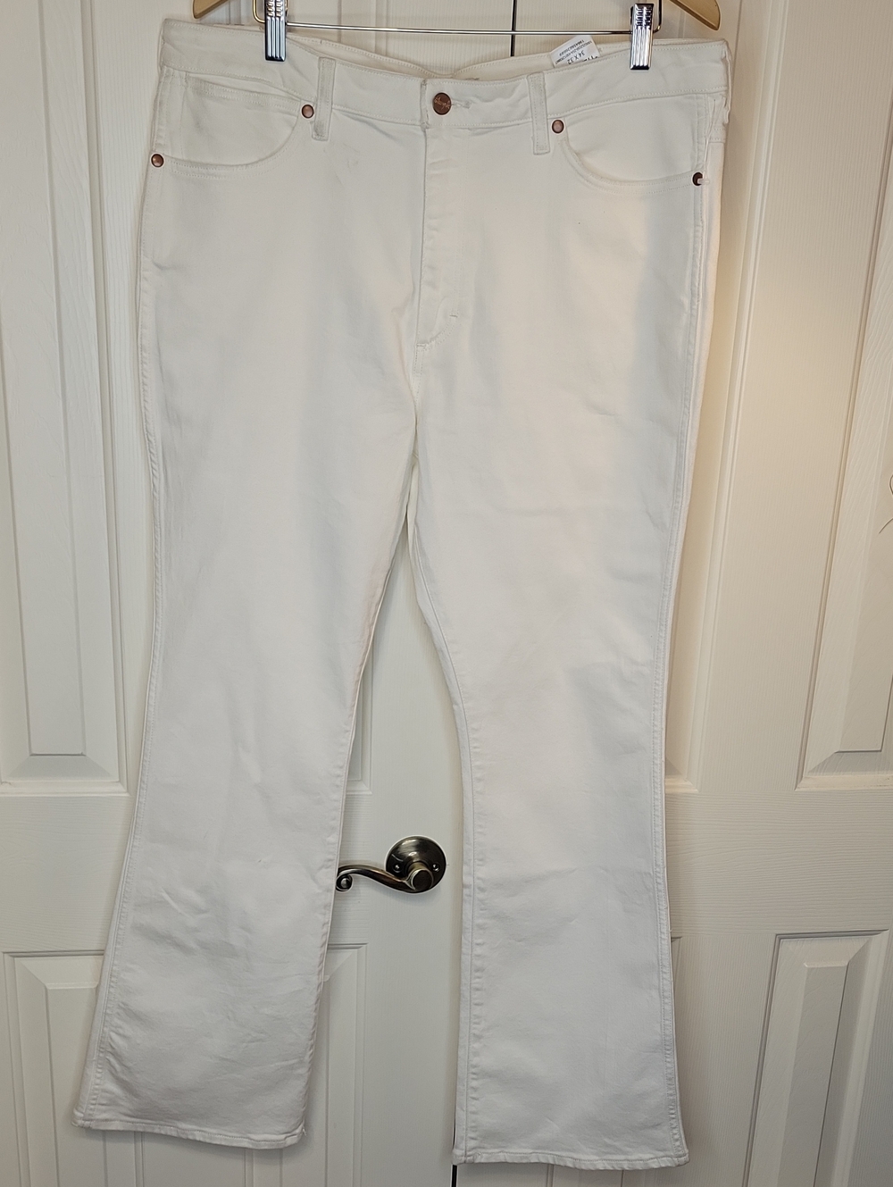 Wrangler White Flare Jeans